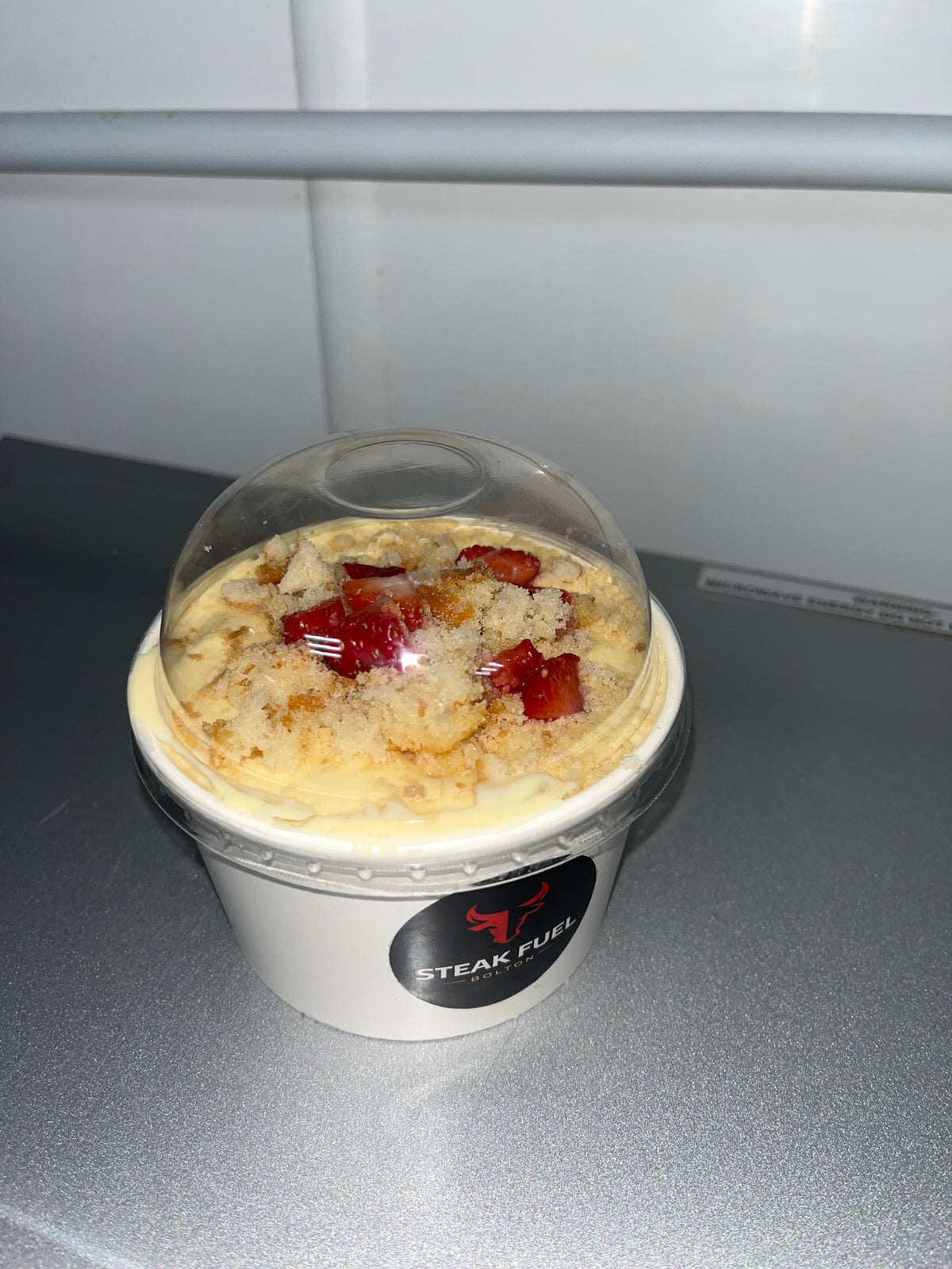 Strawberry pudding