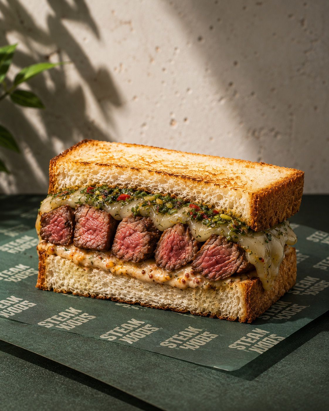 Ribeye Sando (w fries)